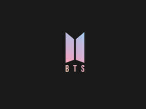 B T S Logo Gradient Background Wallpaper