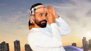 Babbu Maan With Burberry Scarf Wallpaper