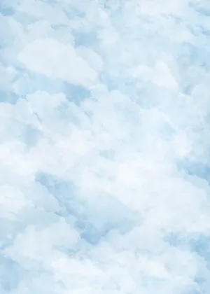 Baby Blue Light Blue Aesthetic Cloud Marble Pattern Wallpaper