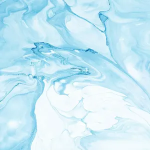 Baby Blue Light Blue Aesthetic Wavy Marble Paint Wallpaper