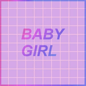 Baby Girl Aesthetic Purple Checkers Wallpaper