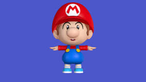 Baby Mario Cute Pose Wallpaper