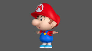 Baby Mario3 D Model Wallpaper