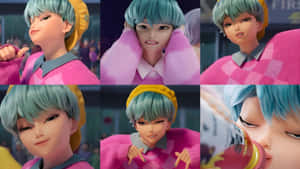 Baby Saja Animated Expressions Wallpaper