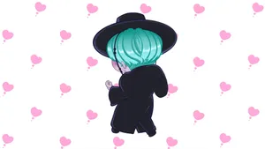 Baby Saja Cute Cartoon Wallpaper