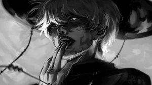 Baby Saja Dark Anime Portrait Wallpaper