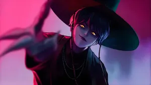 Baby Saja Dark Witch Art Wallpaper