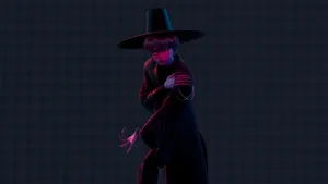 Baby Saja Dark Witch Costume Wallpaper