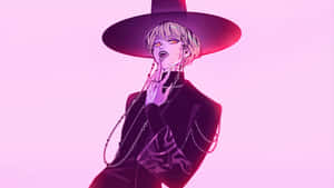 Baby Saja Witch Style Wallpaper