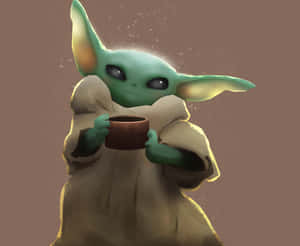 Baby Yoda, The Cutest Thing In The Galaxy Wallpaper