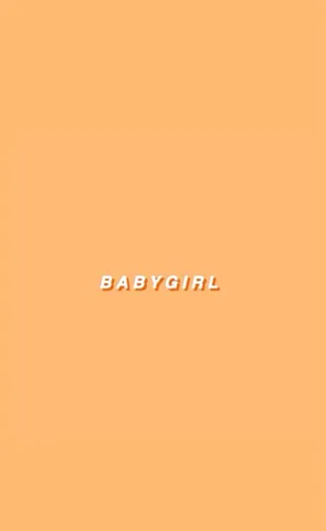 Babygirl Aesthetic Beige Wallpaper