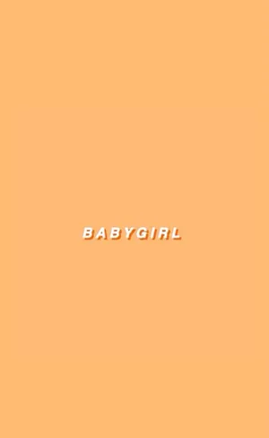 Babygirl Pastel Aesthetic Wallpaper