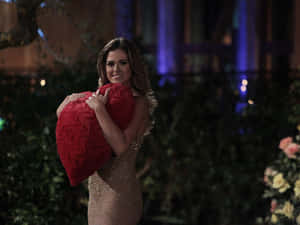 Bachelorette With Heart Pillow Wallpaper