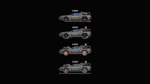 Back To The Future_ De Lorean_ Evolution Wallpaper