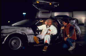 Back To The Future_ De Lorean Time Machine Wallpaper