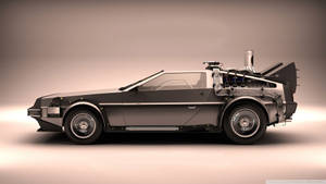 Back To The Future Time Machine Wallpaper