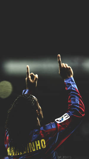 Back View Ronaldinho Wallpaper