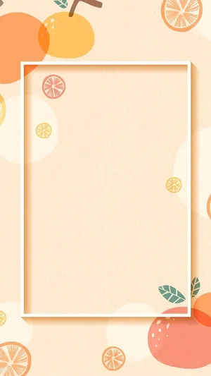 Background Of Pastel Orange Aesthetic Wallpaper