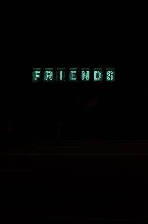 Backlight Neon Friends Wallpaper