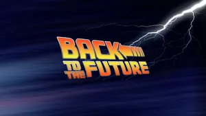 Backtothe Future Lightning Logo Wallpaper