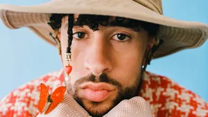 Bad Bunny Aesthetic Portrait Wallpaper