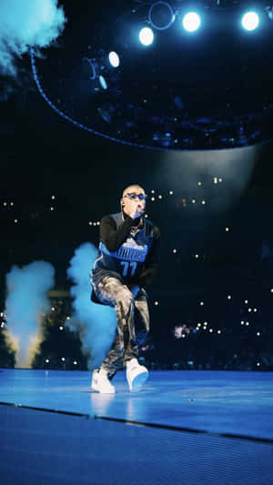 Bad Bunny Concert Performance Wallpaper