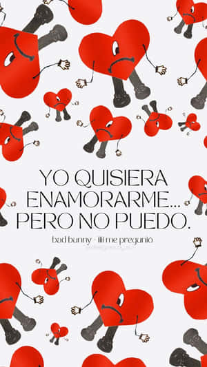 Bad Bunny Heartbreak Illustration Wallpaper