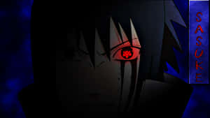 Badass Anime Sharingan Of Sasuke Wallpaper