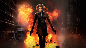 Badass Black Widow Wallpaper