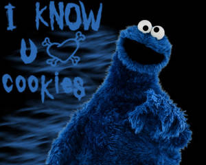 Badass Cookie Monster Art Wallpaper