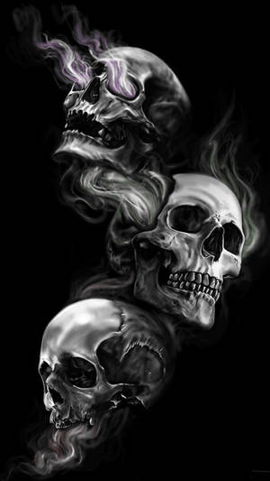 Badass Skulls Wallpaper