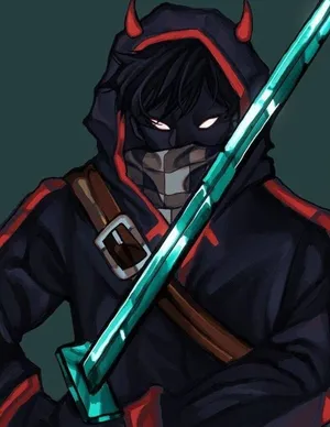 Badboyhalo With Sword Wallpaper