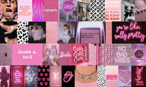 Baddie Barbie Aesthetic Collage Wallpaper