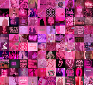 Baddie Barbie Aesthetic Collage Wallpaper