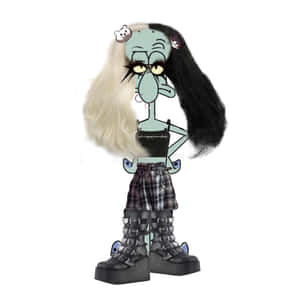 Baddie Squidward Alternative Fashion Wallpaper