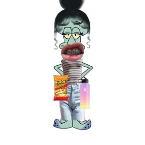 Baddie Squidward Meme Wallpaper