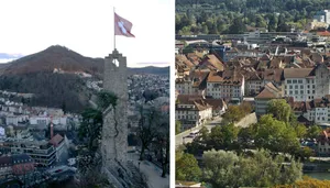 Baden Switzerland Historicand Modern Views Wallpaper