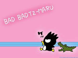 Badtz Maru And Sanrio Friend Pochi Wallpaper