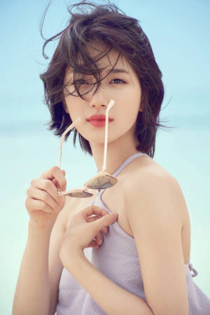 Bae Suzy Windy Beach Shoot Wallpaper