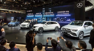 Baic Group's Modern And Innovative Production Assembly Line Wallpaper