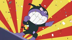 Baikinman Villain Spotlight Wallpaper