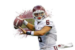 Baker Mayfield Throwing Ball Wallpaper