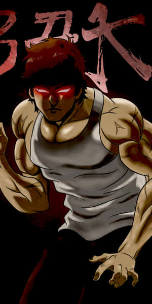 Baki Character Intense Stance Wallpaper