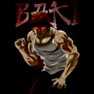 Baki The Grappler Intense Stance Wallpaper