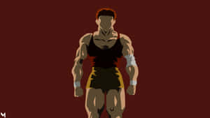 Baki The Grappler Standing Pose Wallpaper