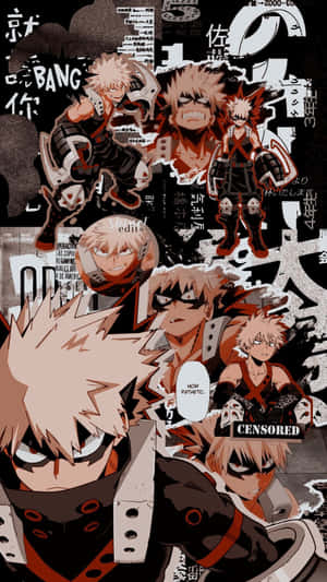 Bakugo Phone - Keeping You Connected Wallpaper