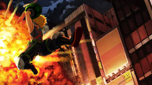 Bakugou Explode Launching Wallpaper