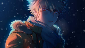 Bakugou In The Snow Wallpaper