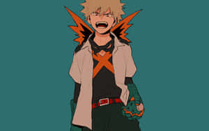 Bakugou Katsuki Anime Character Art Wallpaper