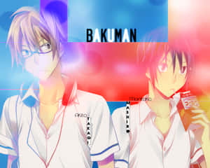 Bakuman Anime Characters Akitoand Moritaka Wallpaper